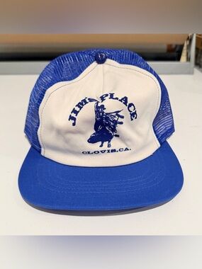 Vintage Trucker Hat Jim’s Place 80s Bar Saloon Snap Back